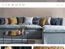 Tablet Screenshot of linwoodfabric.com